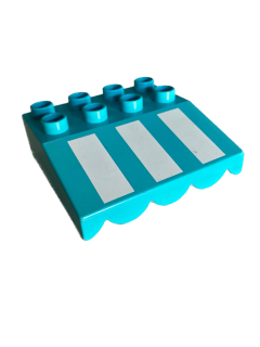 Lego® Duplo® střecha tyrkysová